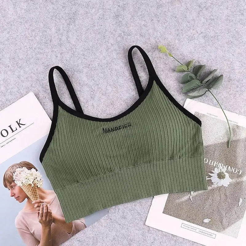 Womens Cotton Tube Bra Top