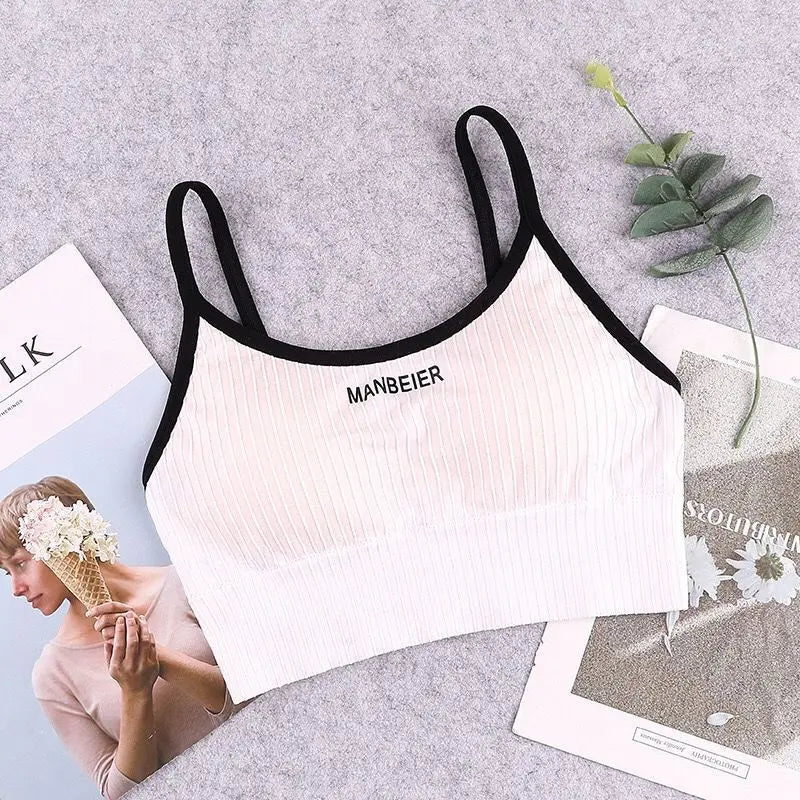 Womens Cotton Tube Bra Top