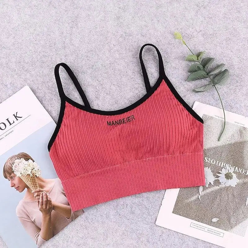 Womens Cotton Tube Bra Top