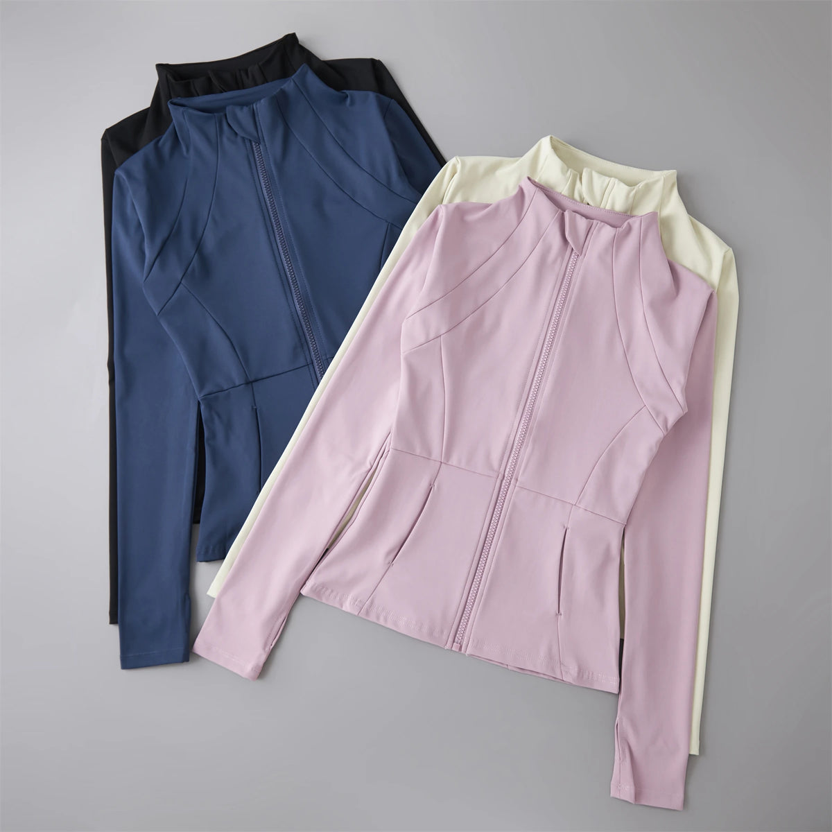 Women’s Long Sleeve Running Sweatshirt – Quick-Dry Activewear Top