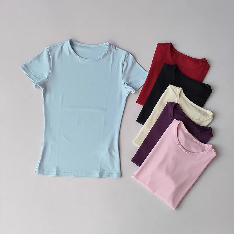Women’s Quick-Dry Fitness T-Shirt – Breathable Running Top