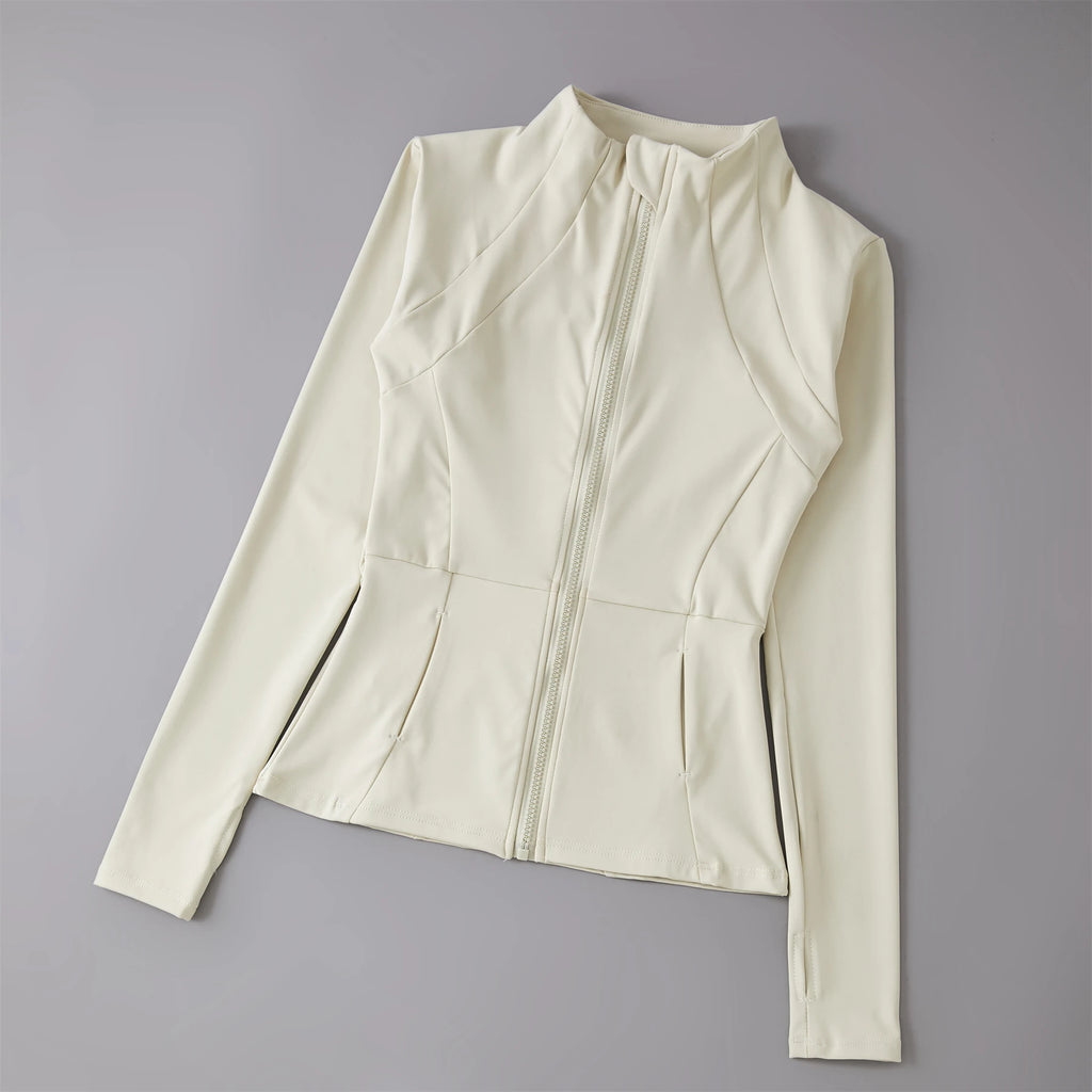 Women’s Long Sleeve Running Sweatshirt – Quick-Dry Activewear Top