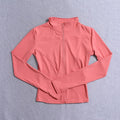 Women‘s Zip-Up Training Jacket-Lightweight Gym & Yoga Wear