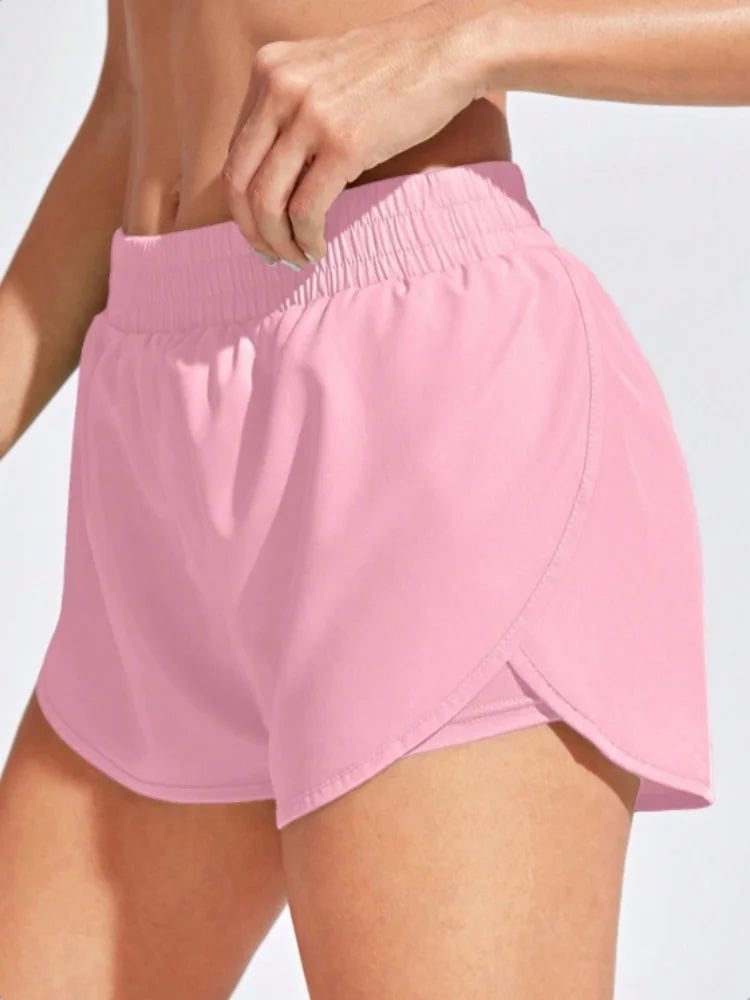 Womens High-Waist Yoga Short
