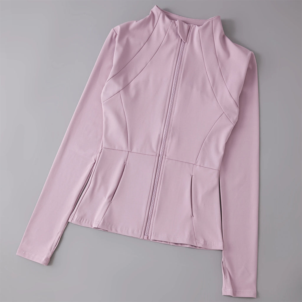 Women’s Long Sleeve Running Sweatshirt – Quick-Dry Activewear Top