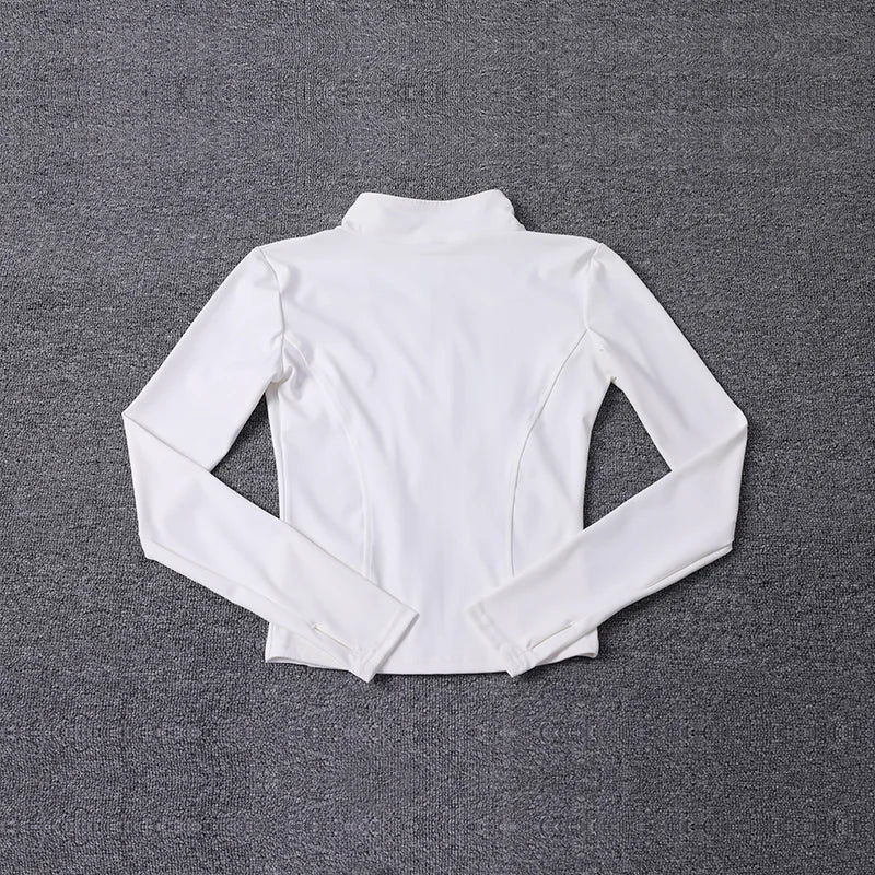 Women‘s Zip-Up Training Jacket-Lightweight Gym & Yoga Wear